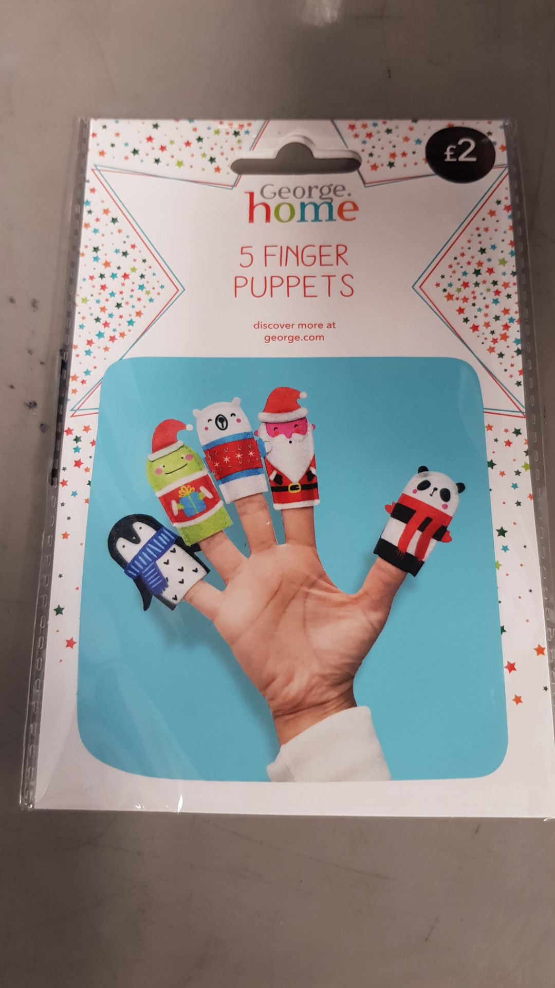 (132/1A) Lot RRP £112. Approx. 56x 5 Christmas Finger Puppets Pack RRP £2 Each. (All Units Are New.. - Image 3 of 4