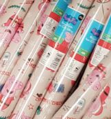 (42/1E) Lot RRP £100. Approx. 67x Peppa Pig Recyclable 4M Gift Wrap RRP £1.50 Each.