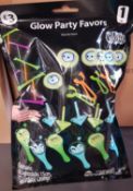 (153/2F) Lot RRP £102. 10x Glow Party Favors 18 Piece Pack RRP £3 Each. 24x Glow Set 33 Piece Pac...