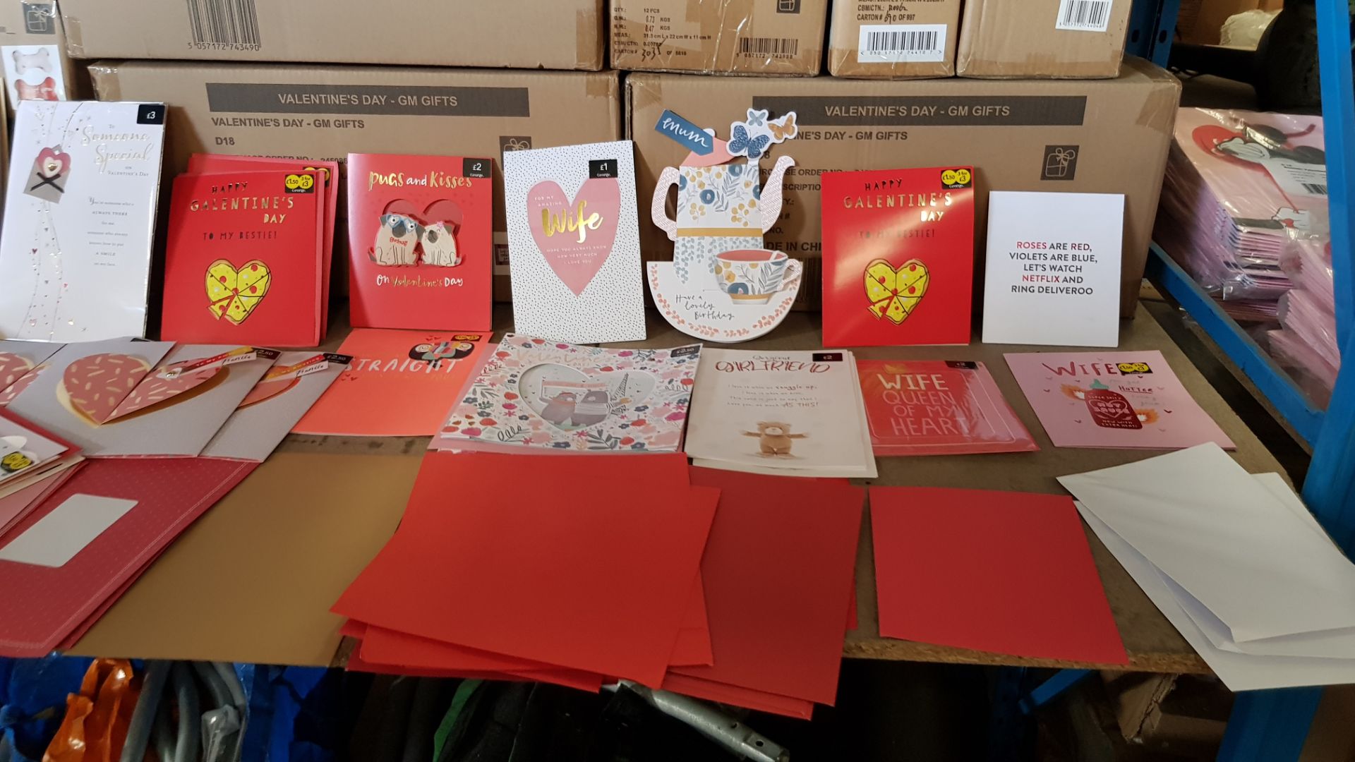 (136/2F) A Quantity Of Mixed Greeting Cards & Envelopes RRP £1-£4 Each. To Include Valentine & Bi... - Image 21 of 28