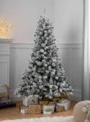 (25/1C) Lot RRP £105. 3x 6ft Snowy Christmas Tree RRP £35 Each. (All Units Are New)