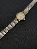 Ladies Rotary Quartz Watch, Gold Plated Bracelet