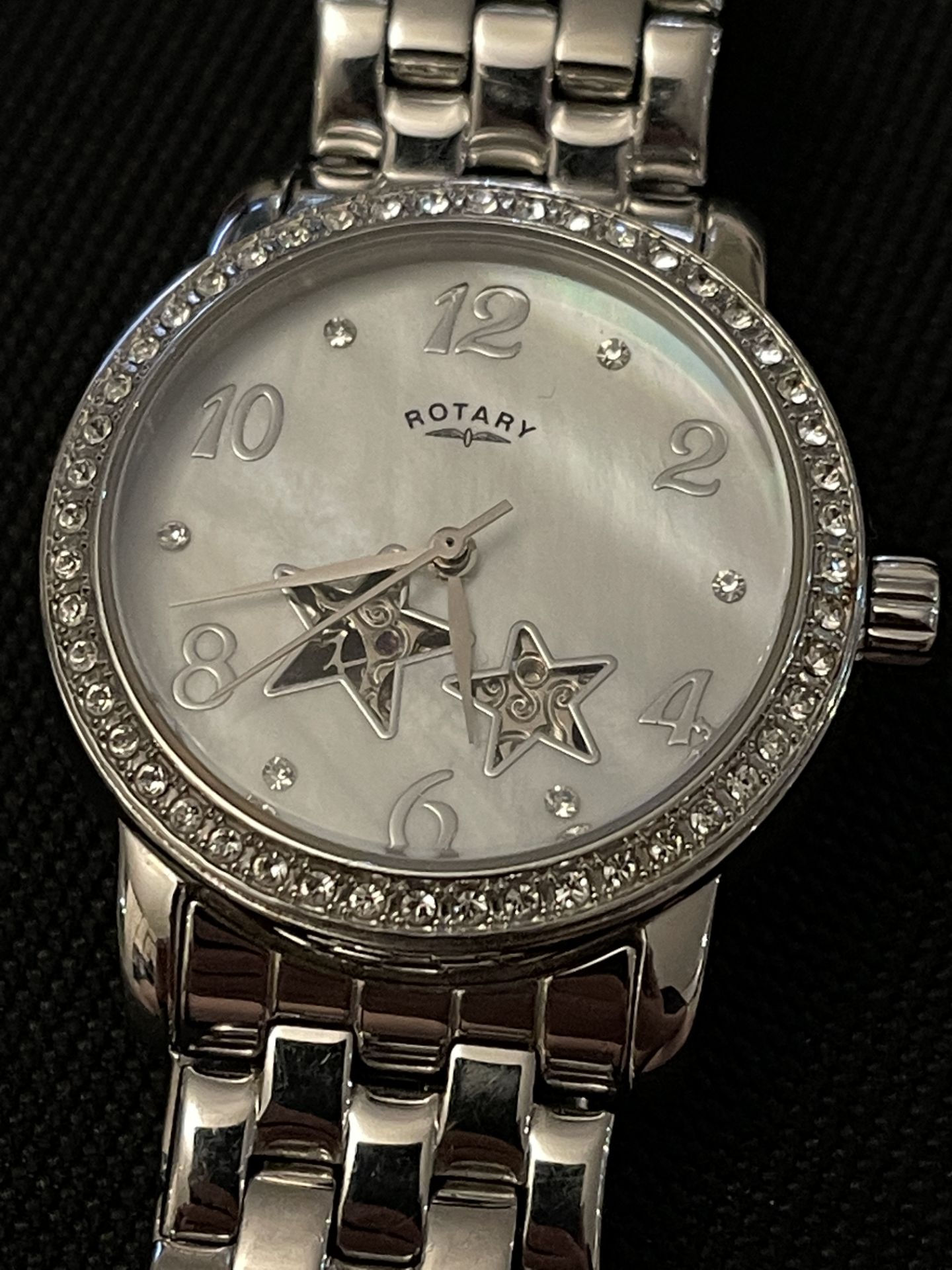 Ladies Stainless Steel Automatic Skeleton Watch