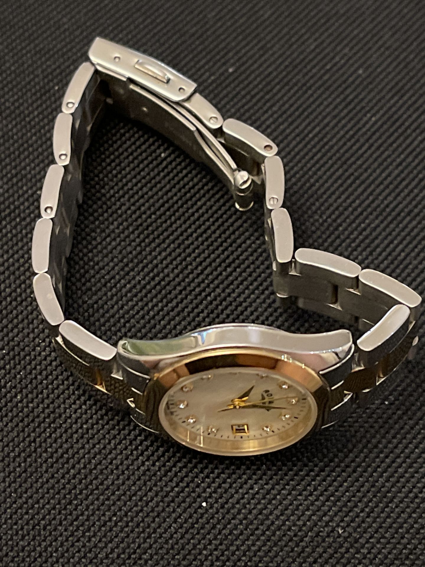 Rotary Ladies Quartz Watch, Day Date, Stainless Steel Bracelet, Gold Plated - Image 3 of 3