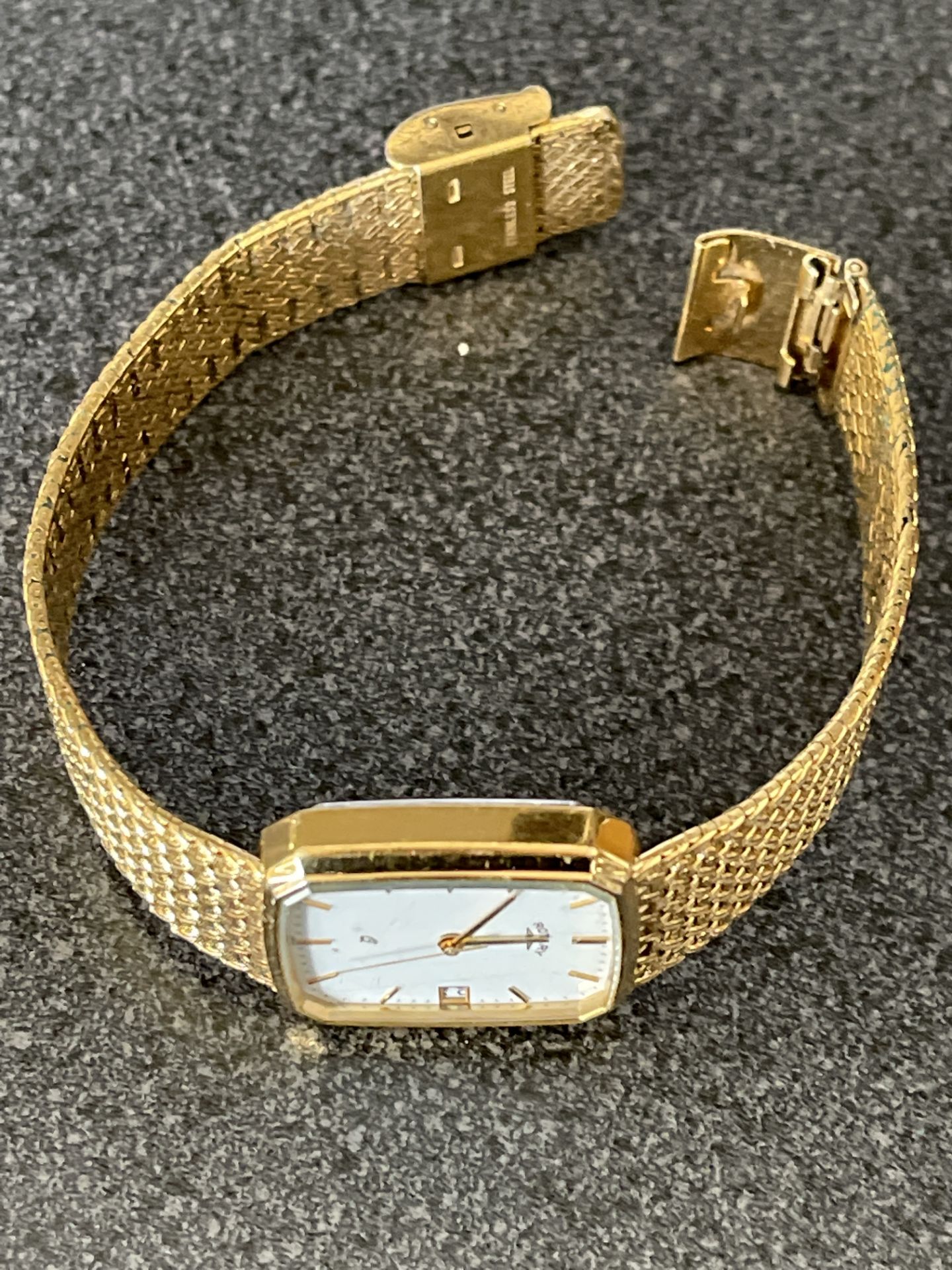 Quart Men’s dress watch, Gold Plated Bracelet - Image 2 of 3