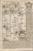 Britannia Depicta E Bowen c1730 Map Chelmsford Maldon Rayleigh and Dover.