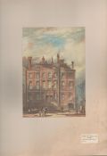 Powis Or Newcastle House Antique 1888 Views of London