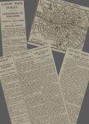 Easter Rising 1916 Newspaper Sinn Fein Rebels Take Over Key Areas of Dublin City.