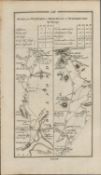 Taylor & Skinner 1777 Ireland Map Wexford New Ross Waterford Duncannon Fort.