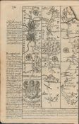 Britannia Depicta E Bowen c1730 Map Wiltshire Gloucestershire Somerset Etc.