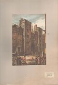 Tudor Gateway Chancery Lane Antique 1888 Views of London