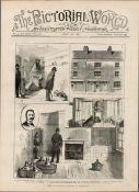 The Fenian Dynamite 1883 Nitro Glycerine Found Birmingham Antique Print.