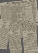 Easter Rising 1916 Newspaper Rebellion False Reports Connolly Killed & Pearse Injured