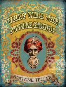 The Fortune Teller Fairground Large Metal Wall Art