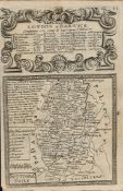 Britannia Depicta E Bowen c1730 Map London Hoxton Hackney Tottenham Green St.