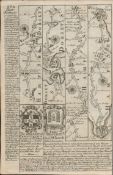 Britannia Depicta E Bowen c1730 Map Winchester Poole Lymington Southampton.