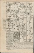 Britannia Depicta E Bowen c1730 Map Warrington Wigan Whittle Garstang Preston.