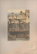 Wych Street Drury Lane Antique 1888 Views of London