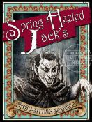 Spring Heeled Jack Victorian Advert Baby Sitting Large Metal Wall Art