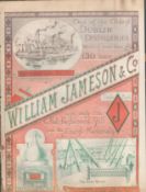 Rare Antique 137 Years Old Jameson’s Whiskey Advertising 1885.