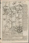 Britannia Depicta E Bowen Rare c1730 Map Newcastle Hexham Tinmouth Carlisle