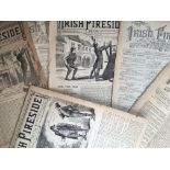16 Antique Editions The Irish Fireside Newspapers 1883-1886.