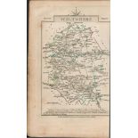 John Cary’s 1791 Antique Copper Engraved Map Westmorland & Wiltshire.