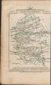 John Cary’s 1791 Antique Copper Engraved Map Westmorland & Wiltshire.