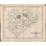 County Rutlandshire John Cary’s 1787 Antique Hand Coloured Map.