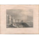 Blackpool Antique 1842 Steel Engraving