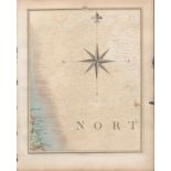 Northumbria South Shields Whitley Bay Blyth - John Cary’s Antique 1794 Map.
