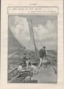 Yachting Scene off Southend 1901 Antique Print