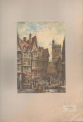 Bucklersbury Cheapside Antique 1888 Views of London