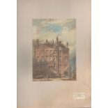 Powis Or Newcastle House Antique 1888 Views of London