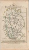 John Cary’s 1791 Antique Copper Engraved Map Middlesex & Lincolnshire.