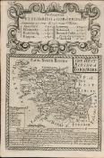 Britannia Depicta E Bowen Rare c1730 Map West Riding County Yorkshire.