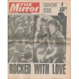 Live Aid Souvenir 9-Page Issue Rare 1985 Newspaper