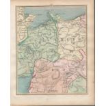 Snowdonia Bangor Caernarfon Bala Conwy John Cary’s Antique 1794 Map