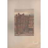 Dr Johnsons Fleet Street Rare Antique Print Plate 1888 Views of London