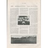 FA Cup Winners 1900 Bury 4-0 Antique Print Original Antique