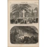 Father Mathew Funeral County Cork 1857 Antique .