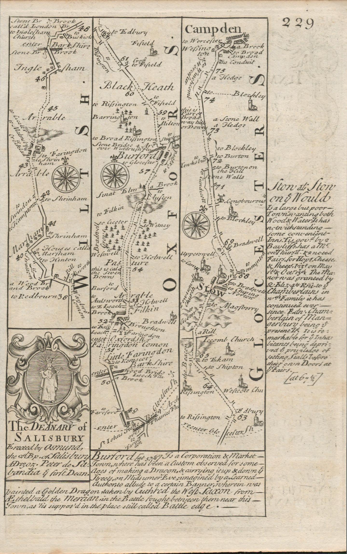 Britannia Depicta E Bowen c1730 Map Northumberland Morpeth Newcastle Etc. - Image 2 of 2