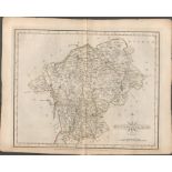 Westmoreland John Cary 1787 Antique Hand Coloured Map.