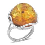 New! Natural Baltic Amber Ring