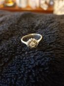 9ct White Gold Diamond Set Ring