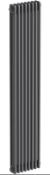 RRP £425. Corso 1800 x 470mm Designer Vertical Anthracite Triple Column Radiator. Appears New Unu...