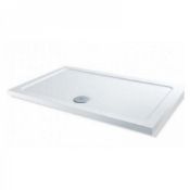 Elements 1000 x 700mm Large Stone Resin Shower Tray. Appears Unused.