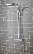 RRP £670. Plaza Bar Mixer Shower with Shower Kit + Fixed Head. Appears New Unused. https://rb.gy...