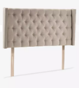 - Item Description - John Lewis & Partners Natural Collection Harlow Strutted Headboard 180cm -