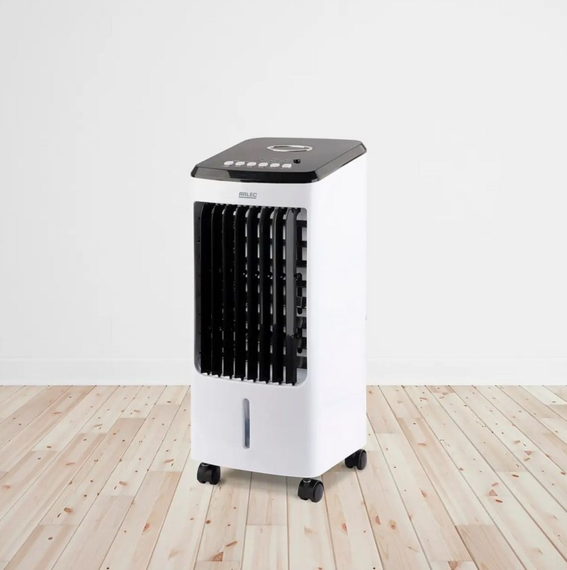 (67/Mez/P17) RRP £80. Arlec 3.5Litre 3 In 1 Mobile Cooler. Cooler, Fan & Humidifier Unit. Large 2...